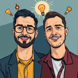 Fundadores com uma boa idéias.